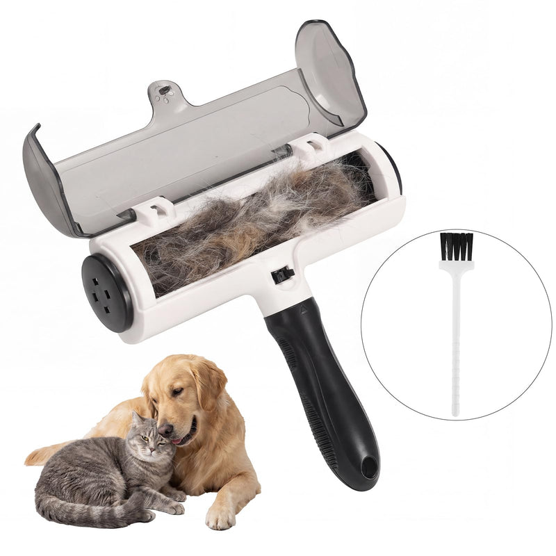 RLAVBL Pet Hair Remover Roller, Reusable Lint Roller Clean for Pet Fur, Cat and Dog Hair Removal Brush for Carpet, Sofa, Clothes, Bedding, Animal Fur Removal Tools