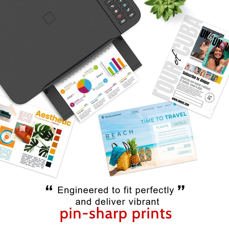 PG-275XL CL-276XL Replacement for Canon 275 and 276 Ink Cartridges Compatible for Canon Ink 275 and 276 275XL 276XL fit for PIXMA TS3722 TR4720 TS3700 TS3522 TR4700 TS3500 TS3520 TS3720 TR4722 Printer