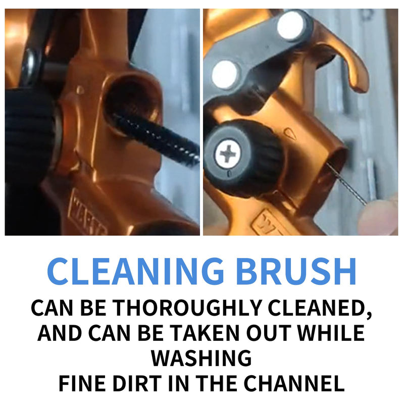 1 Pack 3 Set Premium Jet Cleaning Brushes, Carburetors Carbon Dirt Jet Remove Cleaner, Carb Carburetor Cleaners 13 Cleaning Wires Set, 10 Cleaning Needles Fits For Most Motorcycle Atv Car