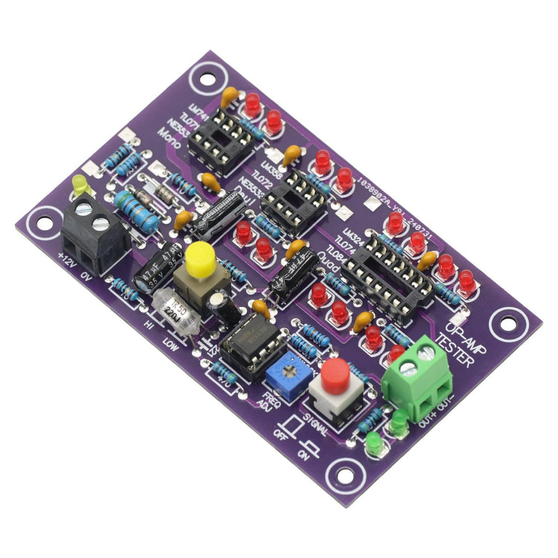 Operational Amplifier Tester ‌Operational Amplifier‌ Tester Module for Single Mono Dual Quad ‌Operational Amplifier‌ Chip High Speed Low Speed Differentiation Module Board
