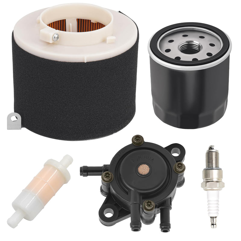 11029-1004 Air Filter 49065-2078 Oil Filter Replacement for Kawasaki Mule 500 520 550 600 610 2500 2510 2520 KAF300 KAF400 KAF620A Mule SX 4x4 XC SE with Spark Plug Fuel Pump Fuel Filter kit