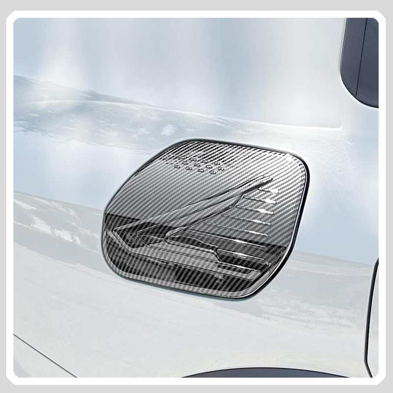 Fuel Tank Cap cover, For KIA K4 2024 2025 2026, Car Fuel Tank Cap Decoration Accessories - Carbon Fiber Fuel Tank Cap cover