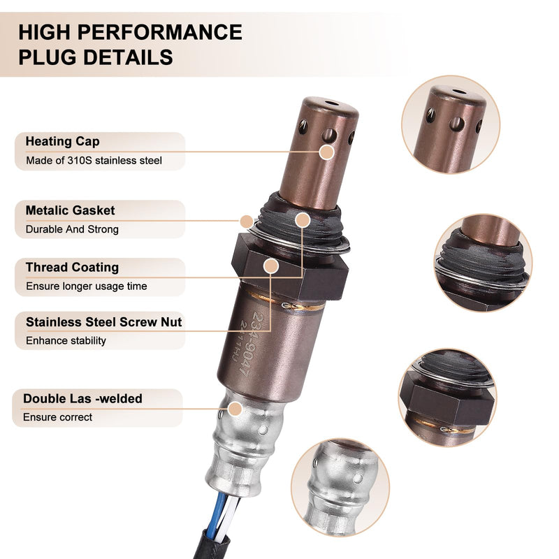Oxygen Sensor Upstream 234-9047 O2 Sensor Fits for Toyota Camry 4Runner 3.0 4.0L 2002-2006, for Lexus ES300 3.0L 2002-2003, for Subaru Outback Legacy B9 Tribeca 3.0L 3.6L 2005-2009