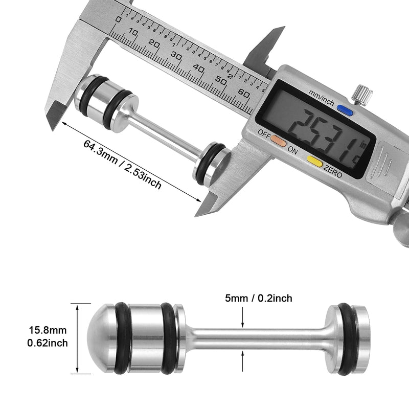 LS Billet Rear Galley Plug Barbell Oil Diverter fits for GM Gen III & IV LS1 LS3 LS2 LQ4 LQ9 LS6 L92 L33 L99 Oil Diverter LS Barbell 6061-T6 Aluminum Alloy Material