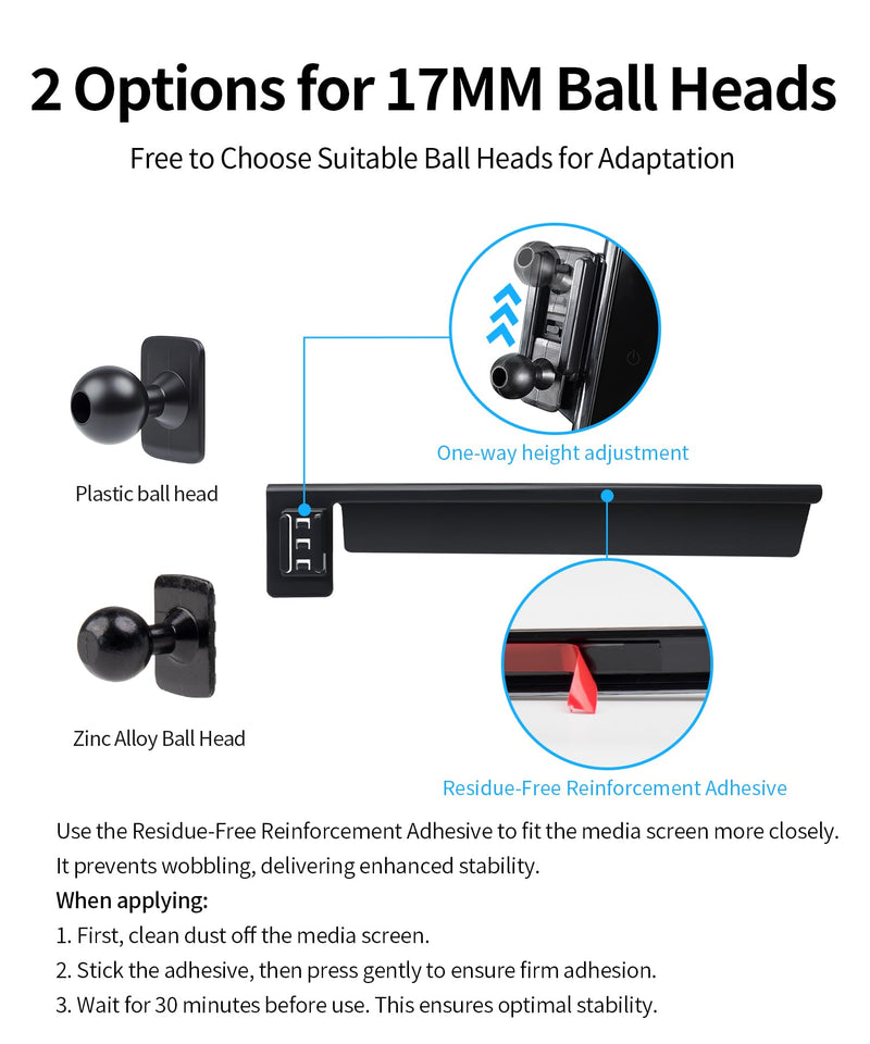 Wireless Charger Car Phone Holder for BMW X5/X6/X7 2024-2025, 14.9" Screen | X5M/X6M 2024-2025,X7/X7M 2023-2026,Auto Clamp Cell Phone Mount Accessories 15W Qi Fast Charging Stand fit iPhone Android
