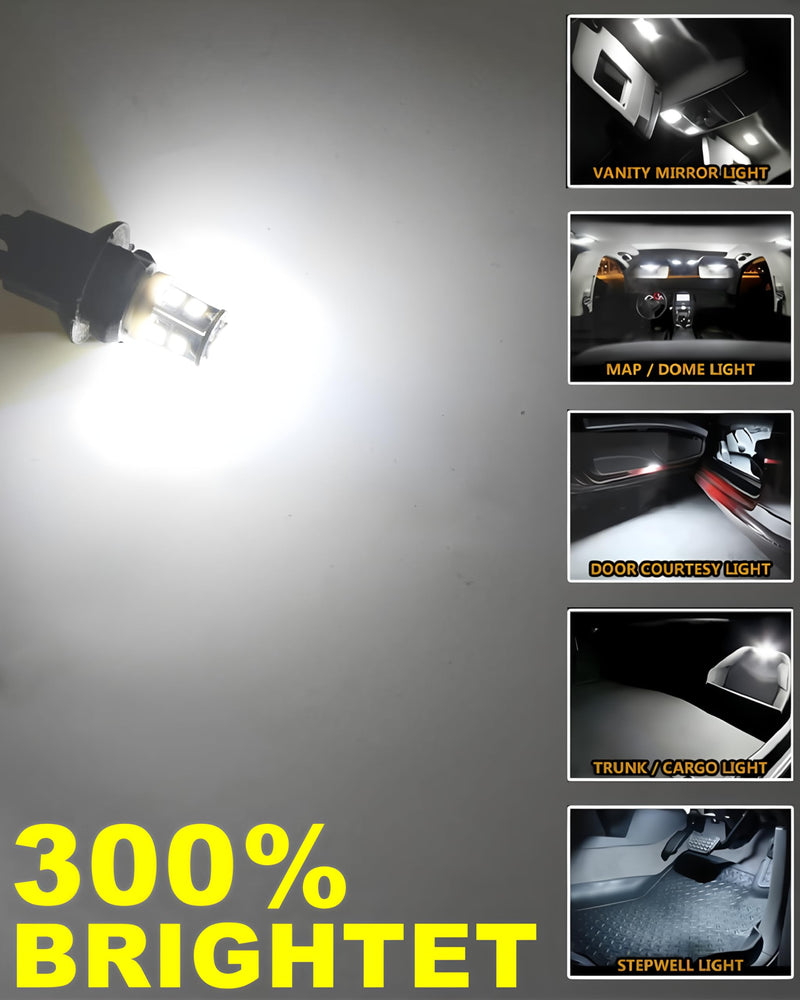 24 Pieces Car interior led lights Dome Light Kit Set, Super Bright White T10 194 578 41mm DE3175 31mm LED Bulb Replacement for Car Indoor Map License Plate Door Side Marker Trunk Light