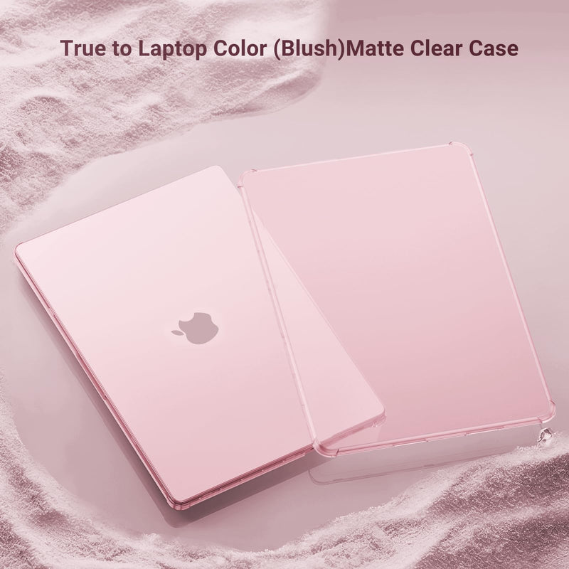 MOSISO Compatible with MacBook Neo Case 13 inch 2026 A3404 A18 Pro Chip | TPU Frame Bumper&Fingerprints-Resistant Protective Hard Shell Case Cover, Blush