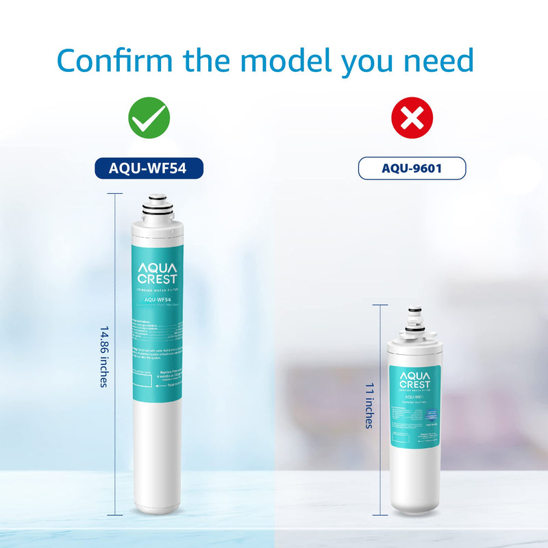 AQUA CREST 9001 Under Sink Water Filter, Replacement for Moen 9001 PureTouch, AquaSuite Microtech 9000, 750 Gallons or 6 Months