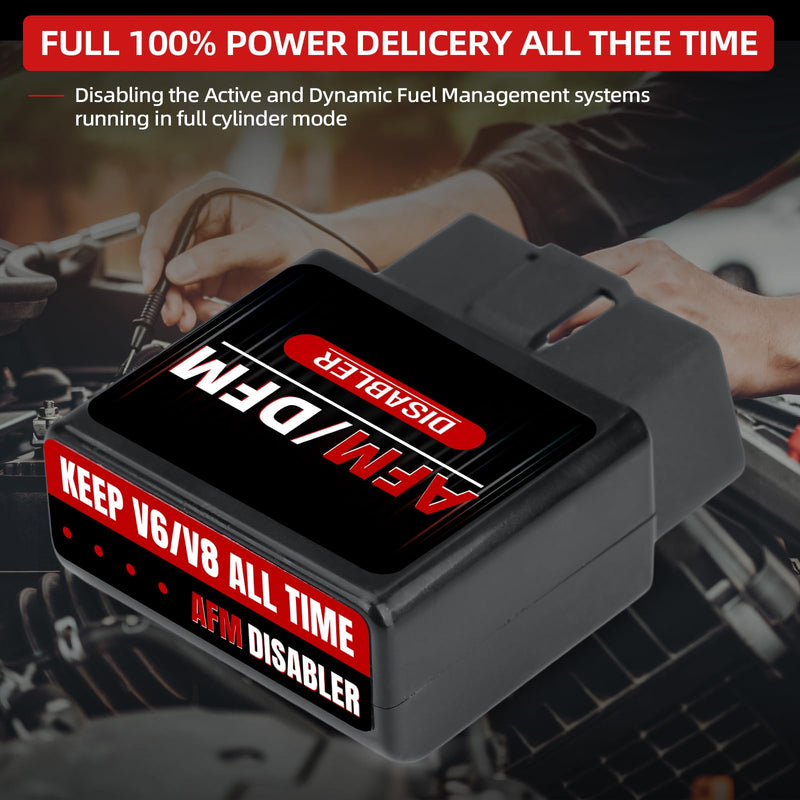 AFM/DFM Disabler Silverado 5.3 Active Fuel Management AFM Disable Device Compatible with V6 & V8 GM Motors