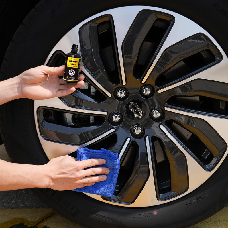 NADAMOO Wheel Rim Ceramic Coating 30ml，Hydrophobic Protection Gloss Finish Water and Dirt Repellent for Car Wheel - Self Cleaning - Repels Brake Dust - Deeper Shine