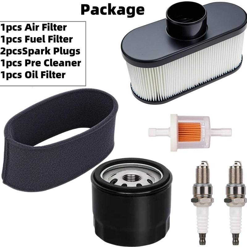 FR691V Air Filter Tune Up Kit Fits for Kawasaki FR730V FR651V FS481V FS541V FS730V FS651V FS691V FS600V Engine Parts with 49065-7007 Oil Filter and 11013-0752 Air Filter FR691V Oil Change Kit