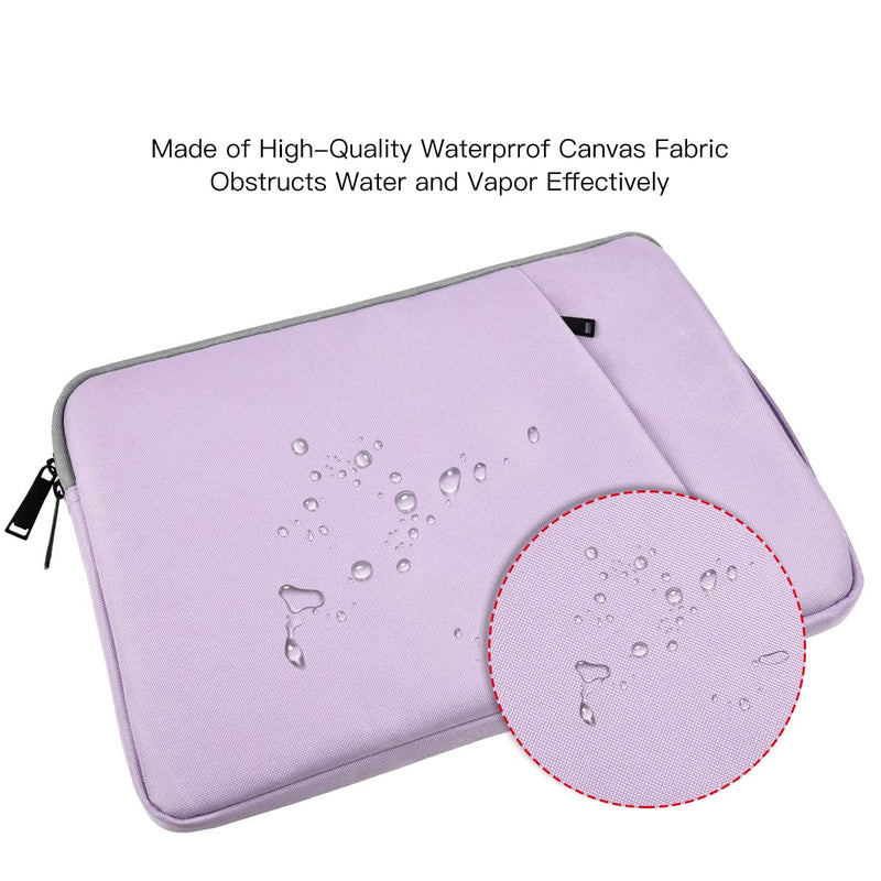 Laptop Sleeve 14 Inch Laptop Case Computer Bag for 15 inch New MacBook Air M3 A3114 M2 A2941 2024-2023, Surface Laptop 6/5/4 15 inch, HP Lenovo Acer ASUS Chromebook 14, Purple