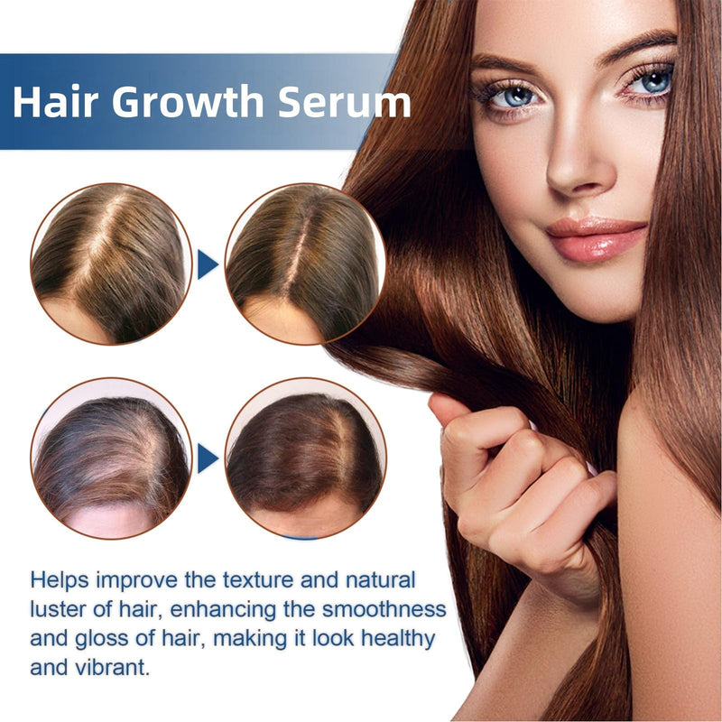 Rosemary Oil Roller for Hair Growth,Hair Growth Serum with Massage Ball,Rosemary Essential Oil for Hair Gro/wth,Thicker & Stronger Hair Oil,Gentle Hair Treatment,Scalp Massager Hair Gro/wth Oil