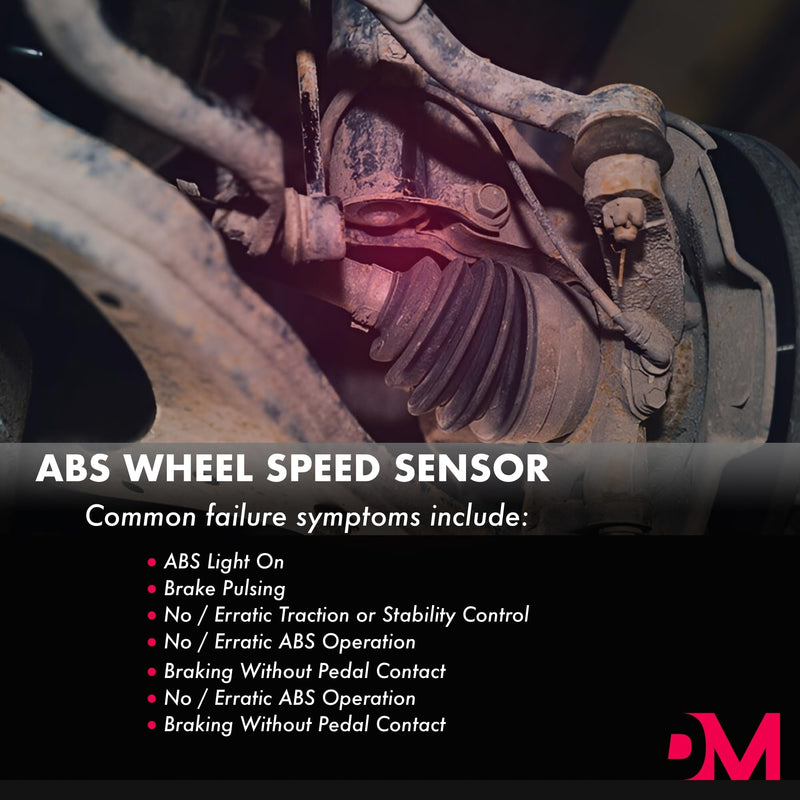 Rear ABS Wheel Speed Sensor Compatible with Hyundai Santa Fe 2006-2012 2013-2017, Santa Fe Sport 2013-2018, Veracruz 2007-2012, Kia Sorento Sedona 2009-2021# ALS3444, 527512B100