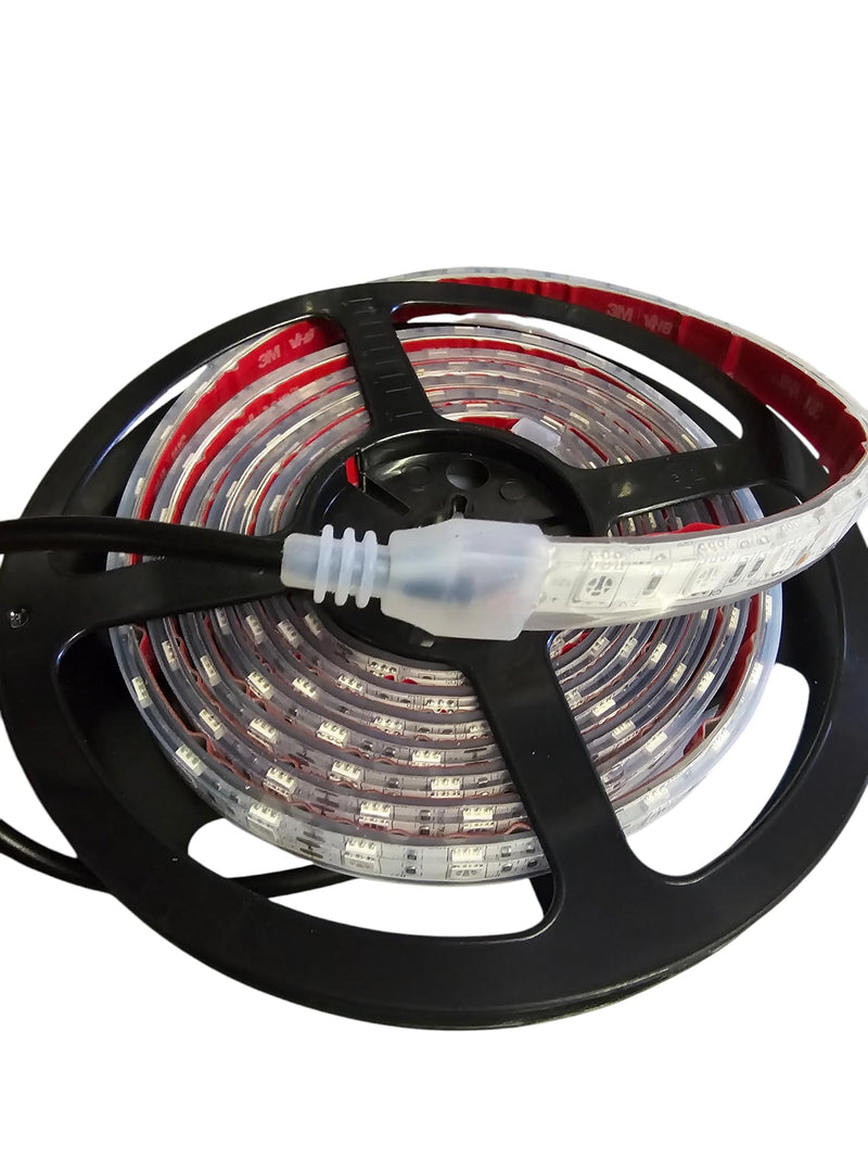 Marine Submersible LED Light Strip 12V 4ft Blue, Rope Lights, Waterproof Boat Lights