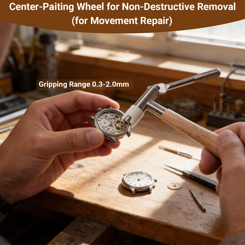 Watchmaker Tool KD89 Pinion Puller, Professional Watch Movement Repair Tool, Second Hand Shaft Protection
