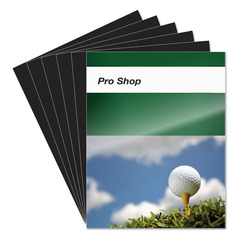 Fellowes Futura Presentation Cover, Letter Size, Black, 25 per Pack (5224901) 25 Pack