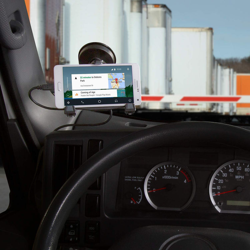 iBOLT xProDock Phone Suction Cup Mount for Trucks & ELD/Fleet