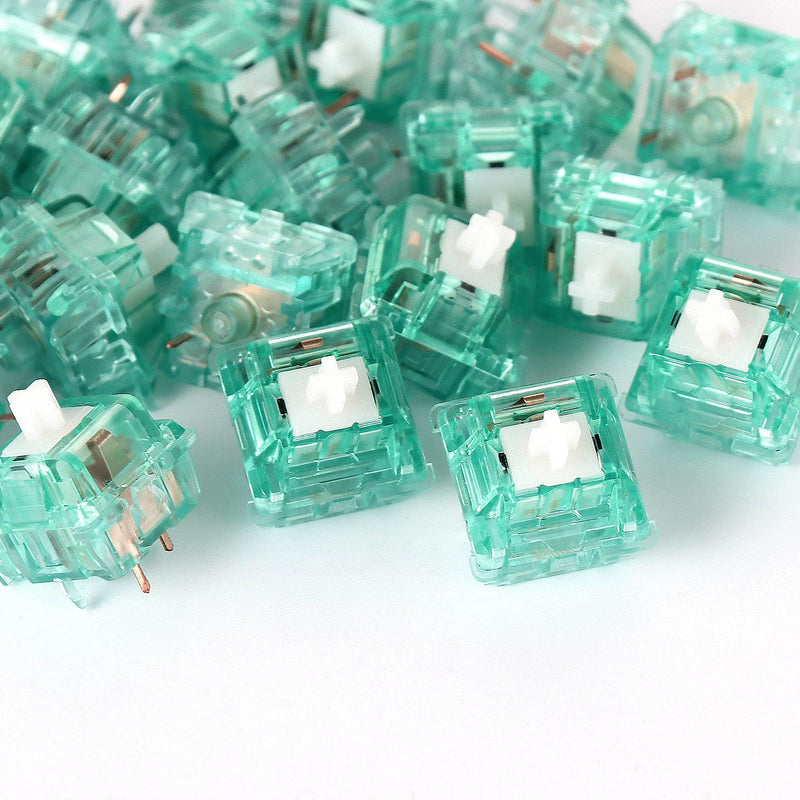 DUROCK Silent Shrimp Switches, Silent T1 Tactile Switches 67g, 5 Pins Pre-Lubed MX Silent Keyboard Switches (Silent Shrimps, 90pcs)