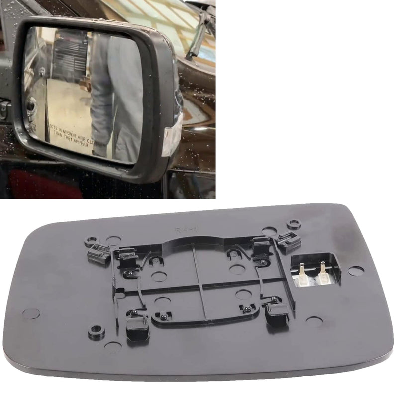 Ram Passenger Right Side Heated Mirror Glass Compatible with 2009-2018 Dodge Ram 1500 2500 Right Power Heated Convex Mirror Glass 68050298AA, 68079362AA