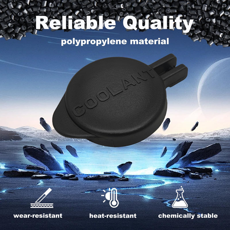 Radiator Coolant Reservoir Cap Compatible with Hyundai Elantra 2013-2020; Kia Forte 2014-2019, Forte5 2014-2018, Forte Koup 2014-2016, Soul 2012-2013 Replace# 25441-3X000