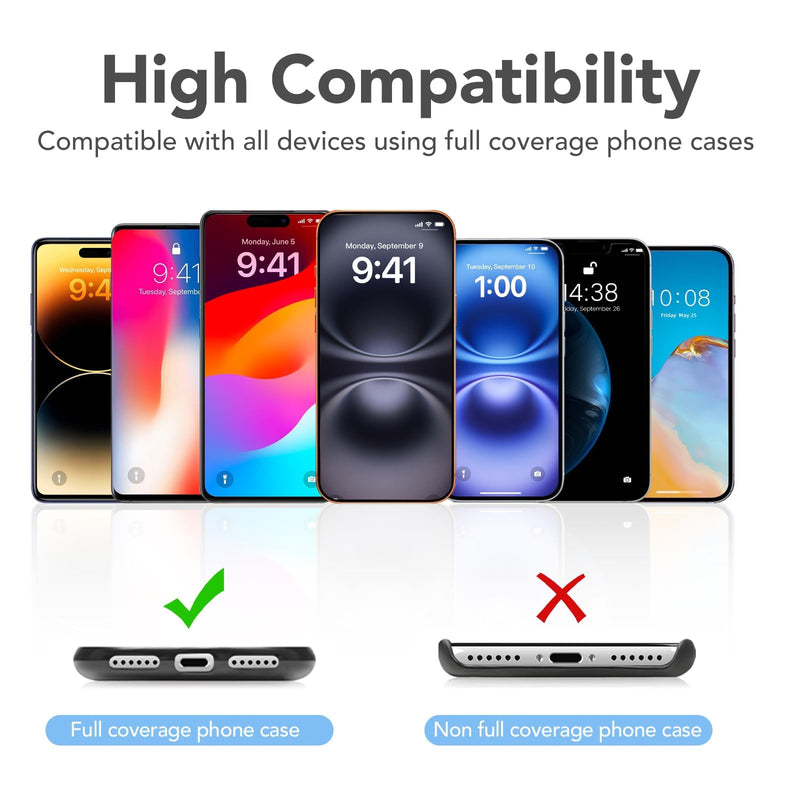 (4-Pack) 360° Rotating Stainless Steel Phone Tether Tab, Universal for Phones, Fit Wristbands, Necklaces & Crossbody Straps (Combination-A) Combination-a