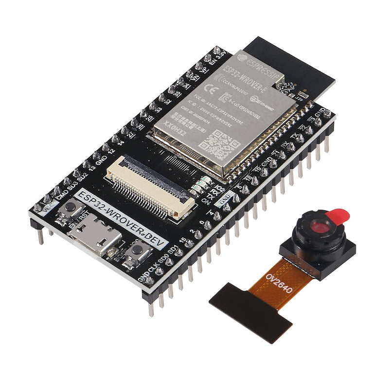 4pcs ESP32-DevKitC core Board ESP32 Development Board ESP32-WROOM-32D WiFi Bluetooth Development Board for Arduino IDE (ESP32-WROVER) ESP32-WROVER