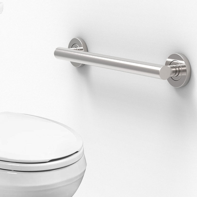 ADA Compliant Grab Bar, 500lbs Weight Support for Bath Safety (16 inch, Brushed Nickel) 16 inch