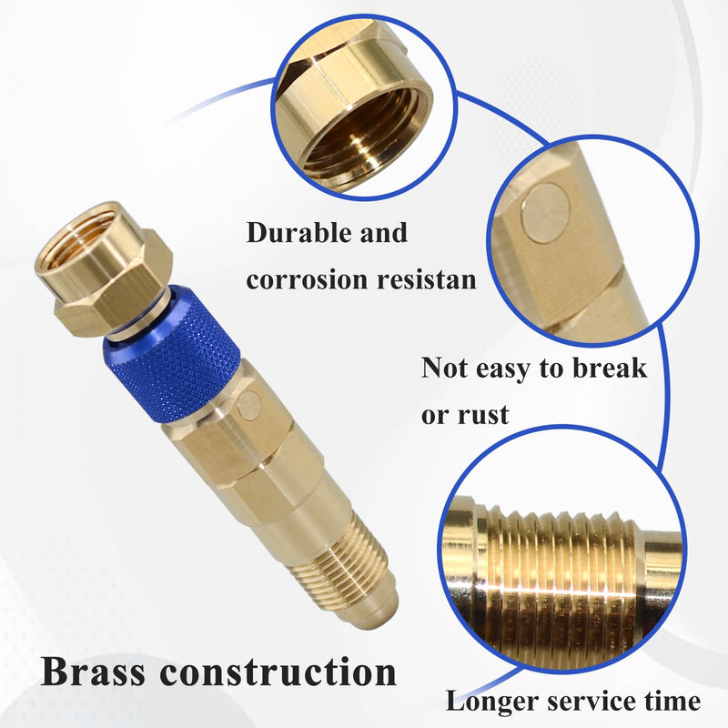 2Set QDB33 Argon Inert Gas Regulator, Quick Connect and Disconnect to Inert Gas Hose 2