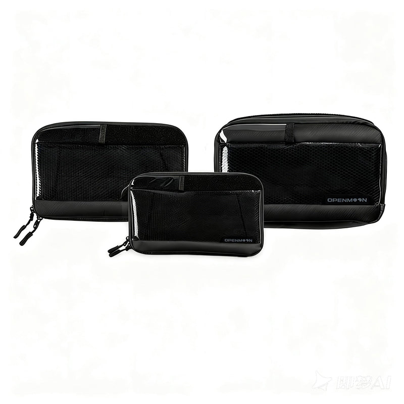 OPENMOON Translucent Storage Electronics & Camera Accessories Pouch - Cable Organizer Gear Accessories Pouch Travel Camera Essentials - S thick version