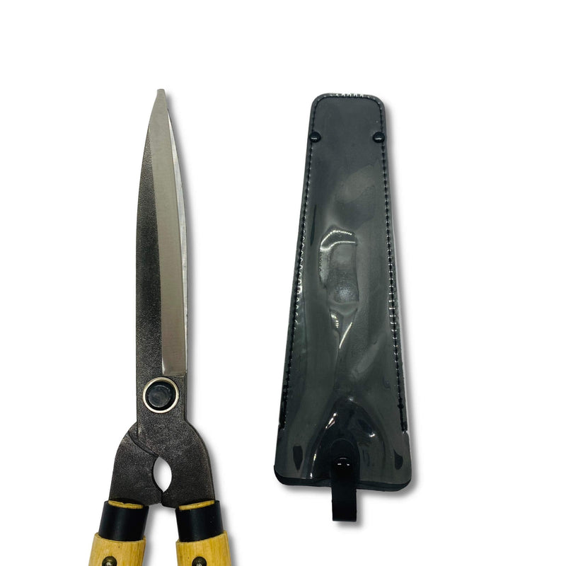 KAKURI Japanese Hedge Shears Small 20", Professional Mini Hadge Clippers for Trimming Bush and Border, Heavy Duty Handheld Compact Size, Made in Japan 20" Compact