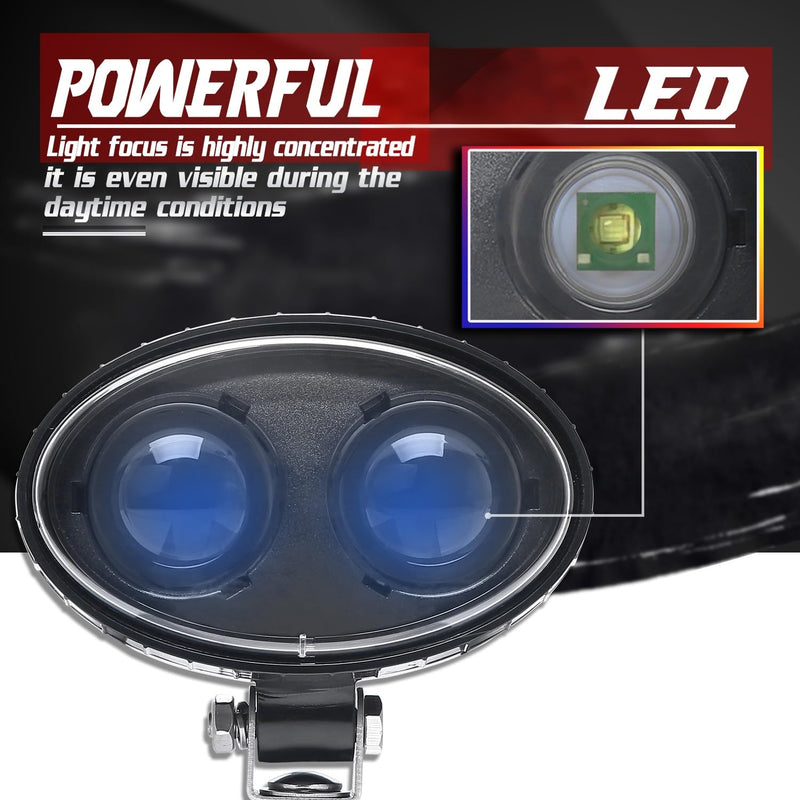 ONERAY Forklift Lights Blue Safety Zone Light 8W Warehouse Pedestrian Warning Spotlight DC10-100V 250LM 5.5inch