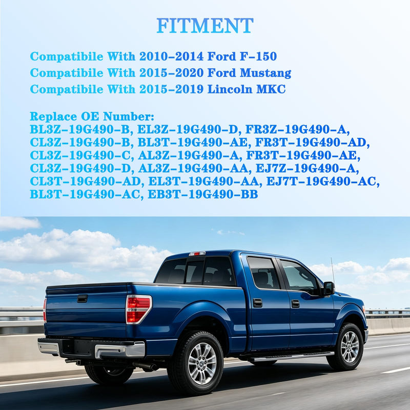 Backup Camera for 2010-2014 Ford F150, 2015-2020 Mustang, 15-19 Lincoln MKC | EL3Z-19G490-D BL3Z-19G490-B EL3T-19G490-AA Rear View Mirror Assist Camera Reverse Camera Replacement CL3Z-19G490-B 592-079
