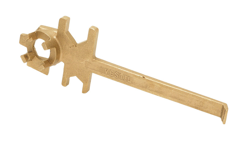 Vestil BNW-BX-W Bronze Alloy Non-Sparking Straight Drum Bung Nut Wrench