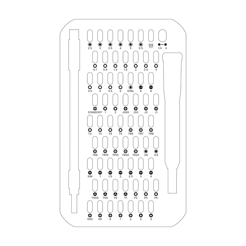 iFixit Mako Driver Kit - 64 Precision Bit Set for Electronics Repair