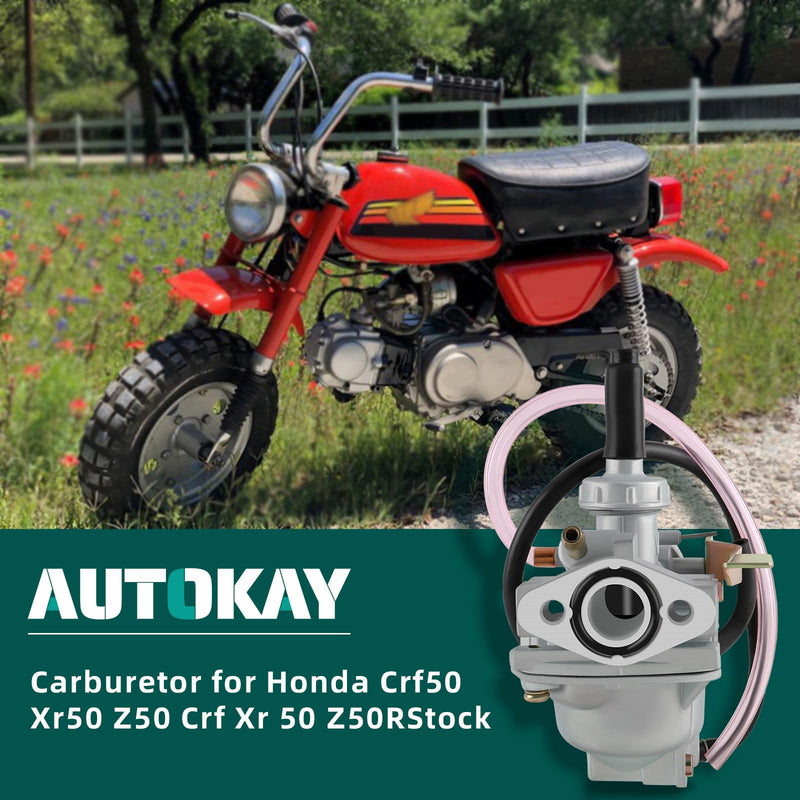 AUTOKAY Carburetor for Honda Crf50 Xr50 Z50 Crf Xr 50 Z50RStock Size