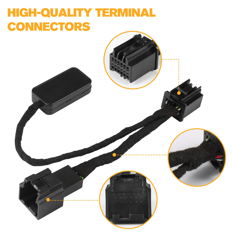 Auto Stop Eliminator for Wrangler JL JLU 2018-2026 Gladiator JT 2020-2026 | Plug Play Auto Start Stop Eliminator Installed Below of Steering Wheel, Memory Module Cancels Auto Stop Disable, Not Fit 4XE 2018-2026 Wrangler & 2020-2026 Gladiator