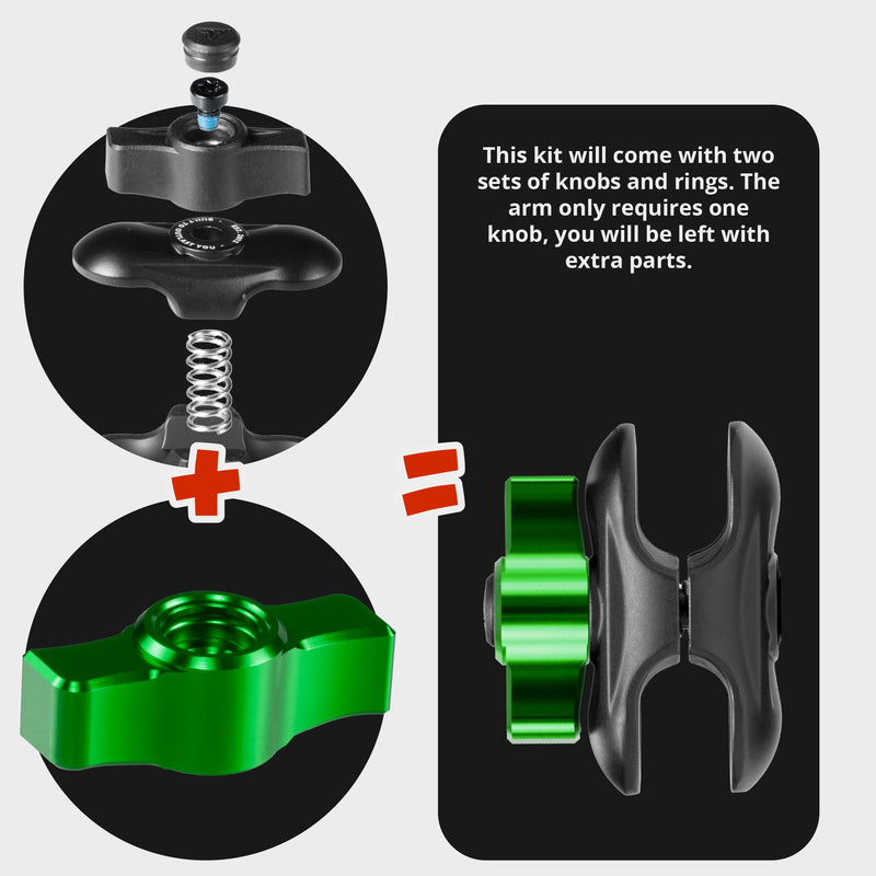 Tackform Link Vent Phone Mount Compatible with 2018 – 2023 Jeep JL, Gladiator, and 4XE | CNC Billet Aluminum | Zero Slip, Anti-Scratch | Universal Holder Compatible with iPhone, Galaxy, More | Green