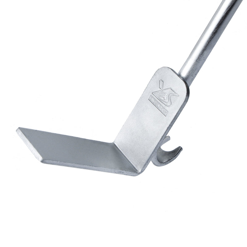 MSY BIGSUNNY Ash Rake for Grills, Charcoal Grills Tool with Rack Lifter, 25-Inch 25" Ash Rake