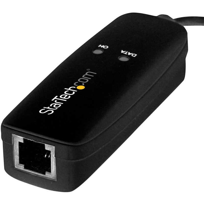 StarTech.com 56K USB Dial-up & Fax Modem - V.92, External - Hardware Based USB Modem - Transfer rates up to 56Kbps (data) / 14.4Kbps (fax)