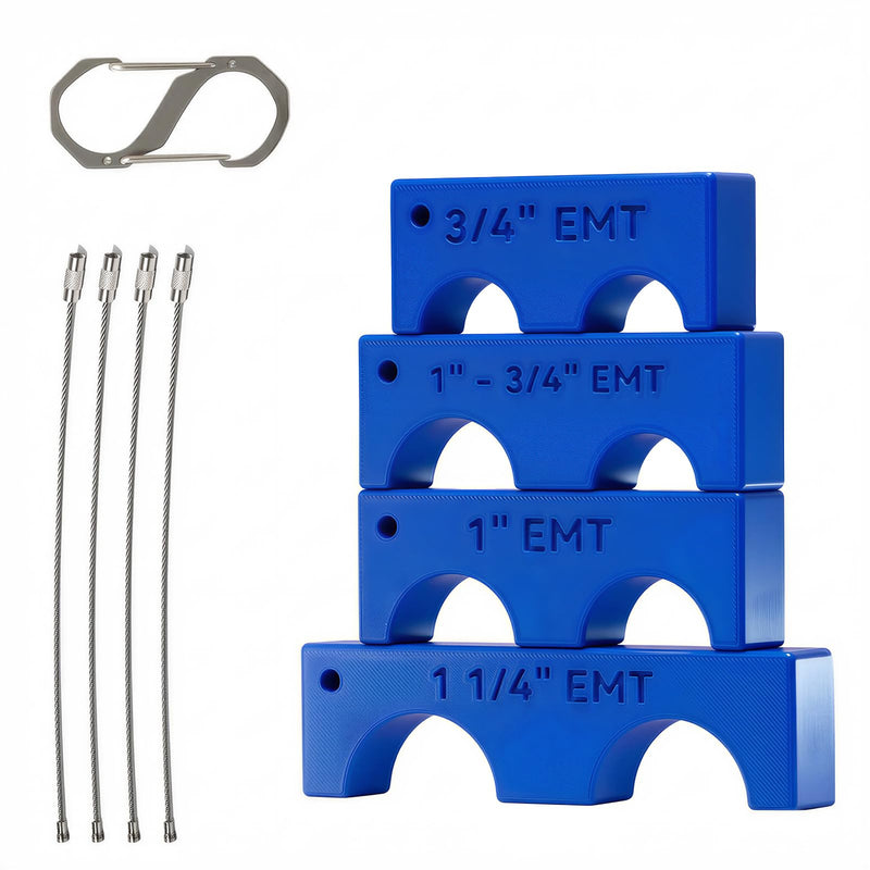 Magnetic Conduit Spacer Tool, 4 Sizes 1", 3/4", 1" - 3/4", 1 1/4" Electrician Tools