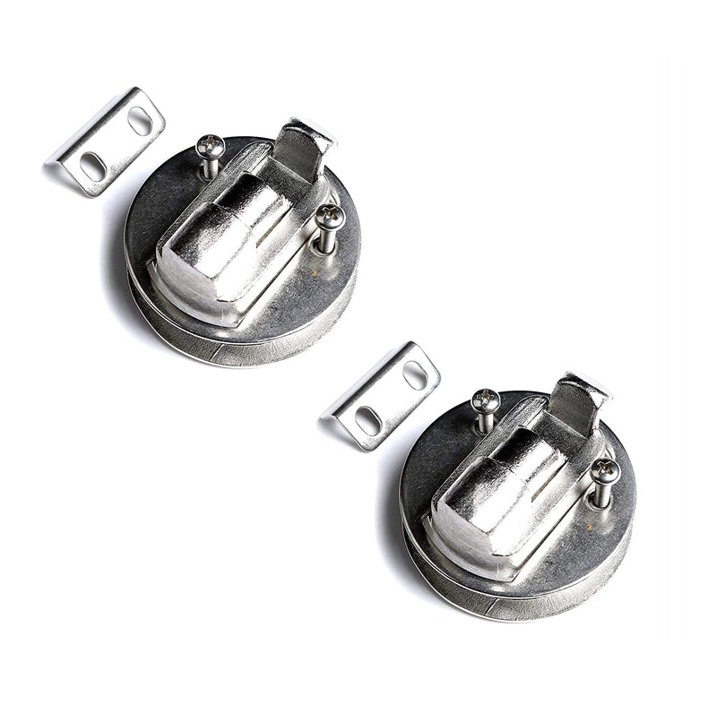 2Pcs Durable Flush Boat Hatch Stainless Steel Flush Pull Latch Lift Ring Handle Marine Locker