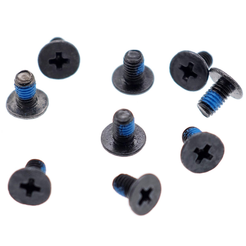 Deal4GO [10-Pack] M3 x 5 mm Phillips Flat-Head Screw Replacement for Laptop Bottom case Hard Drvie SSD Screws (Black) M3 x 5mm (10-pack)
