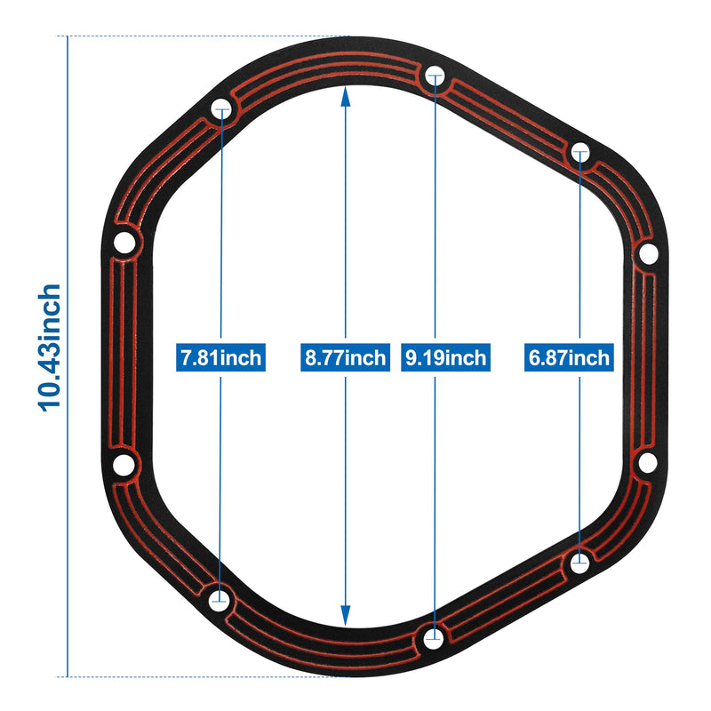 Differential Cover Gasket LLR-D044 Replacement for Dana 44