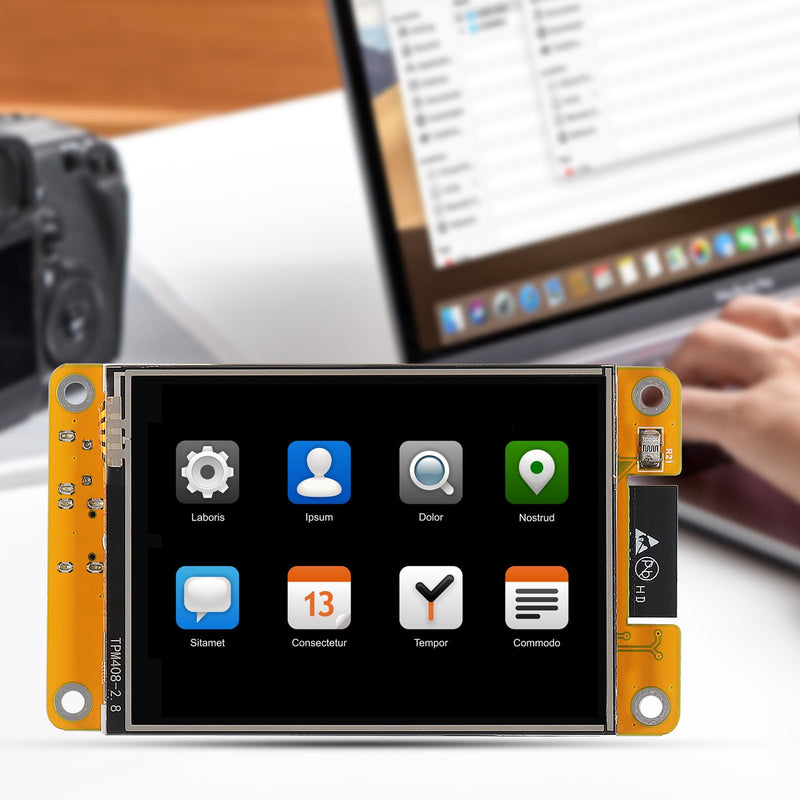 2.8" inch ESP32 Display, ESP32-32E WiFi+BT Dual-core TFT Module with Acrylic Case, ESP32 Development Board ILI9341 Driver 240X320 Smart LCD Display Screen for IoT Projects