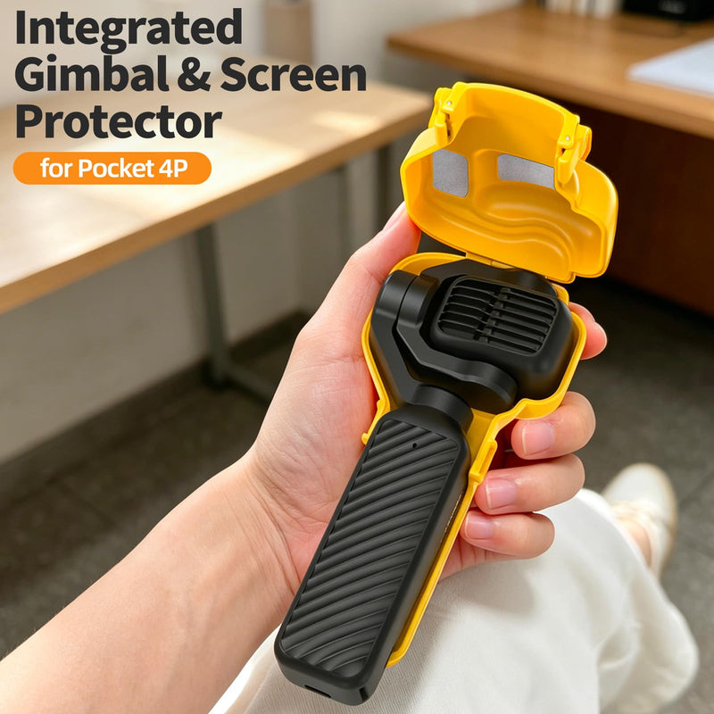 Gimbal Screen Protective Cover for DJI Osmo Pocket 4 Pro, Pocket 4P Hard Lens Cap Gimbal Screen Protector Guard Accessories