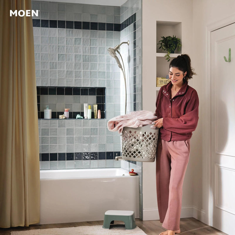 Moen Chrome Handheld That Saves Hot Water with Eco-Performance and Magnetic Docking System, 230H2EP