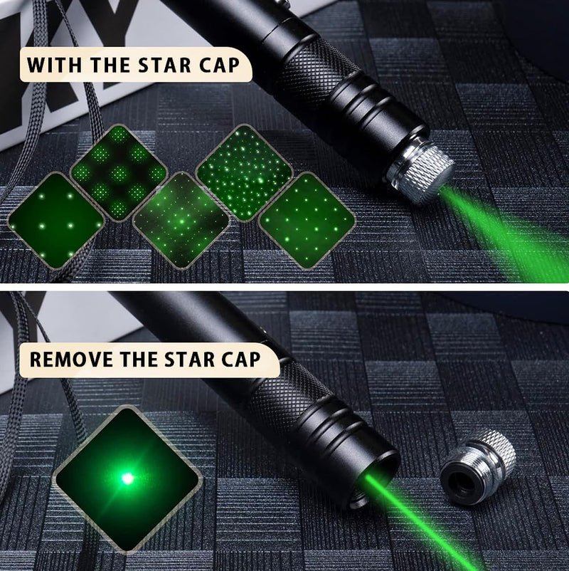 Green High Power Laser Pointer Long Range Strong Beam Laser Pointer Rechargeable