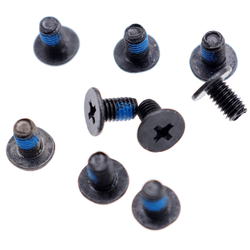 Deal4GO [10-Pack] M3 x 5 mm Phillips Flat-Head Screw Replacement for Laptop Bottom case Hard Drvie SSD Screws (Black) M3 x 5mm (10-pack)