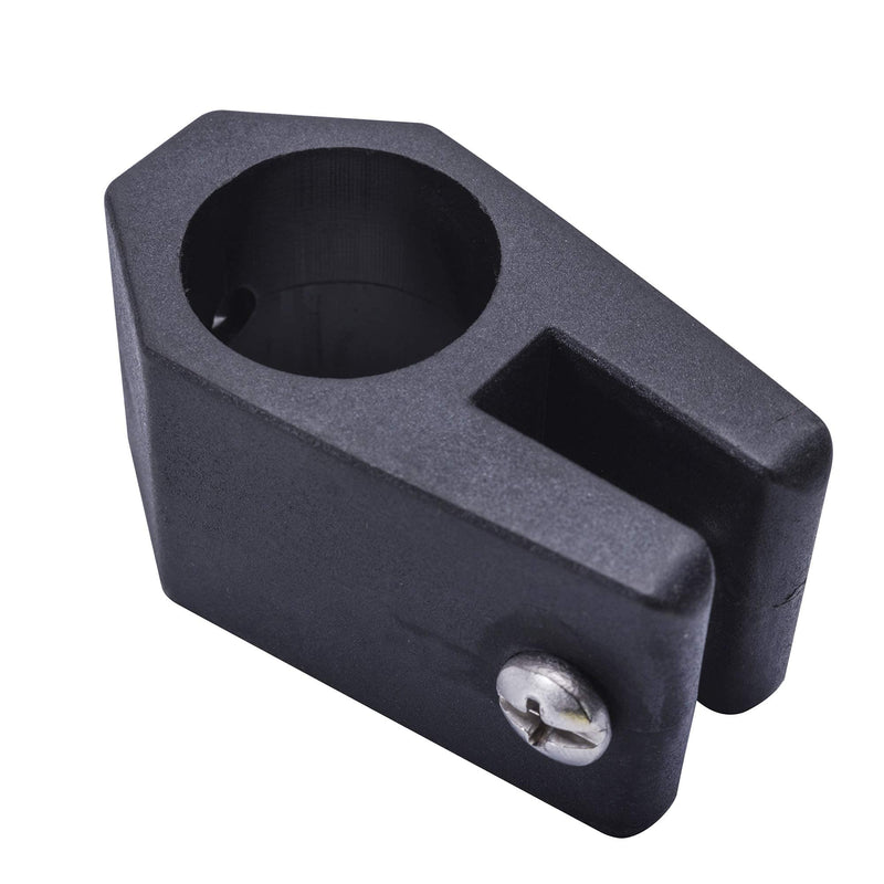 Boat Bimini Top 7/8 Inch Hardware,Marine 3 Bow Bimini Top Nylon Fittings,Awning Hardware 12 Set Accessories,Include 4 Pcs Boat Jaw Slide,6 Pcs Eye End Caps,2 Pcs Deck Hinge and Installation Screws